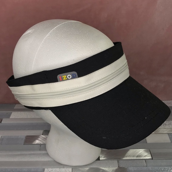 Izod Accessories Izod Golf Tennis Sun Visor Hat Adjustable Zip